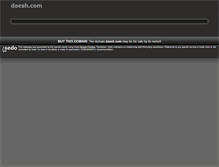 Tablet Screenshot of daesh.com